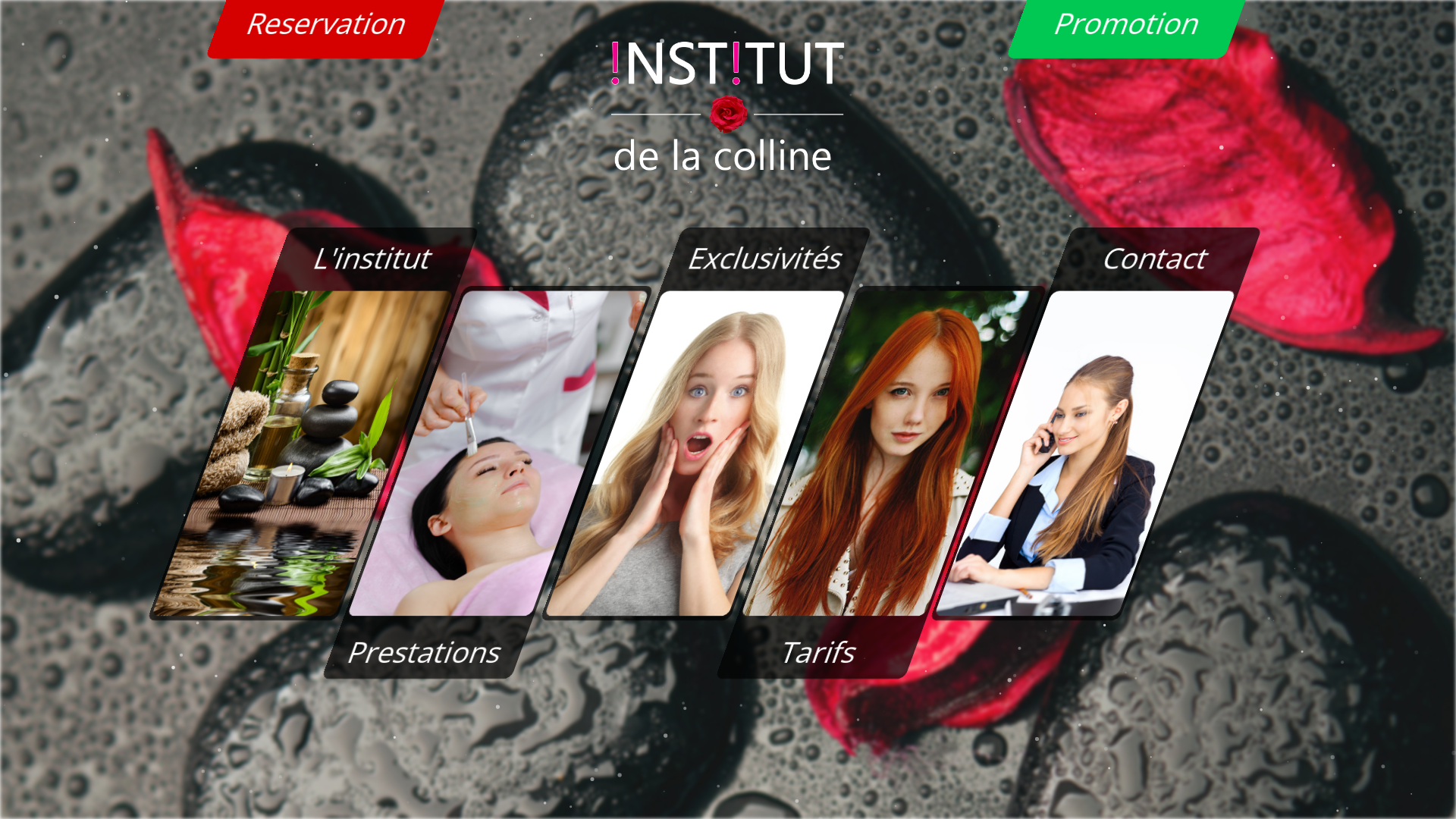 Capture d'écran de INSTITUT DE LA COLLINE . Votre nouvel allié beauté
