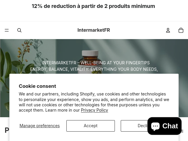 IntermarketFR &ndash; Compl&eacute;ments alimentaires (Whey, Cr&eacute;atine, Vitamines) au meilleur prix