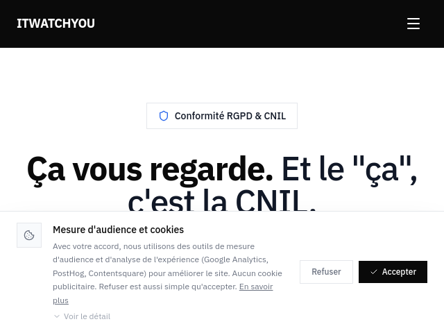 ITWATCHYOU - Solution de conformit&eacute; digitale