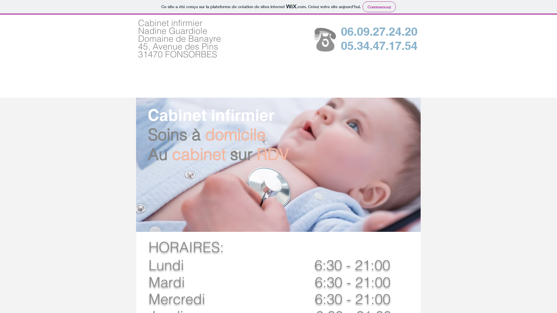 Capture d'écran de Infirmiere Fonsorbes Amandine Goncalves