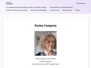 Karine Campens Psychologue clinicienne Psychanalyste 