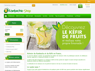 Boutique de probiotiques naturels : Kéfir, Kombucha, Kéfir de fruits, Kéfir de lait, Kéfir en poudre, Kombucha en ampoules, kéfir en ampoules, Kombucha en boisson, Kéfir en boisson.