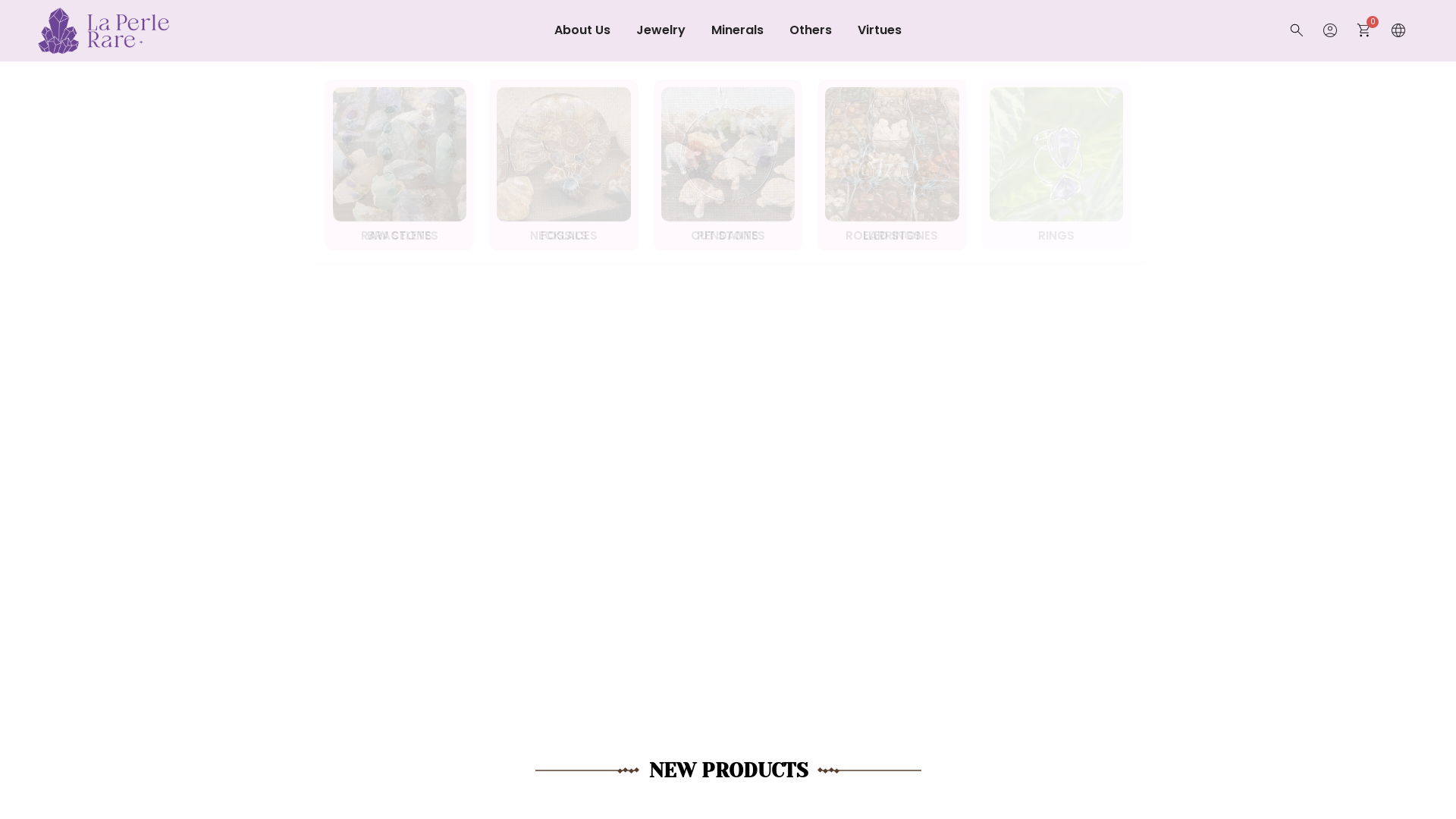 Capture d'écran de La perle rare Alsace pierres naturelles minéraux