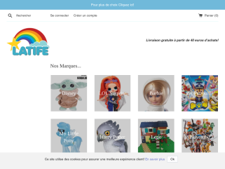 Boutique en ligne de jouets poupées, figurines peluches jeux de construction et autres idées cadeaux.