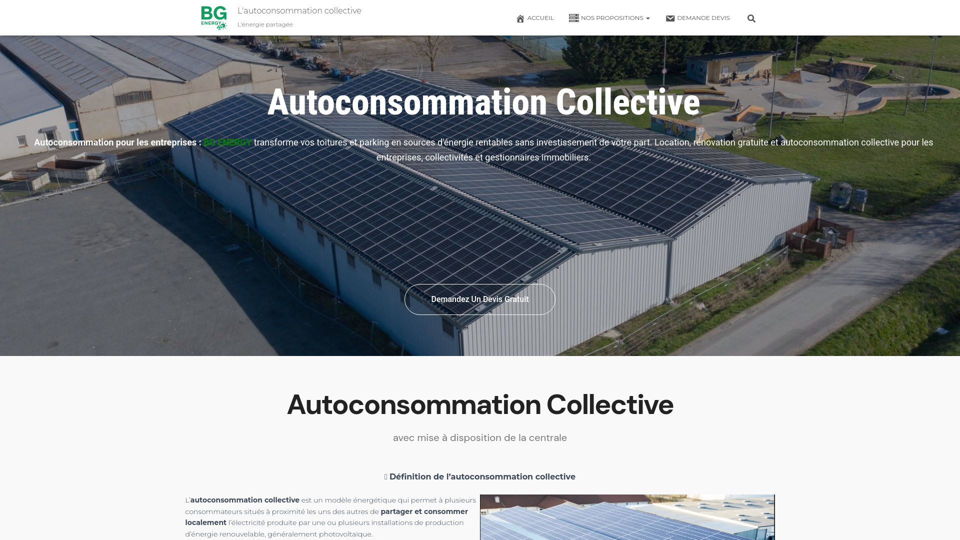 Autoconsommation Collective