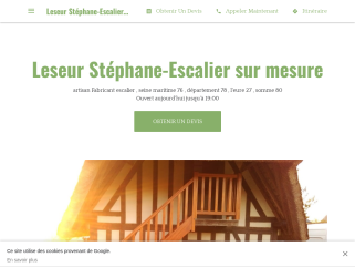 Artisan menuisier fabricant d'escaliers sur mesure a Oissel en seine maritime .