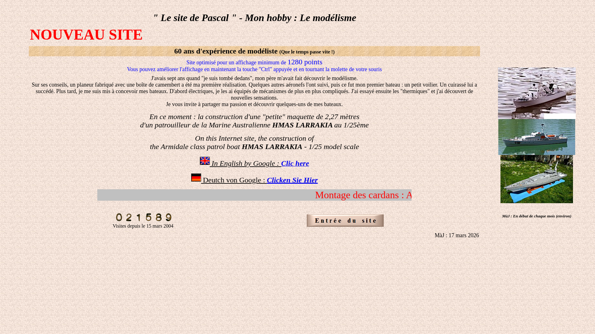 Le site de Pascal