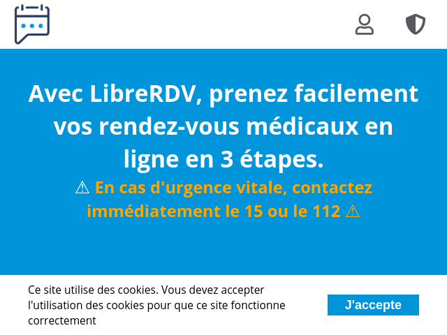 LibreRDV - Prise de rendez-vous m&eacute;dicaux en ligne