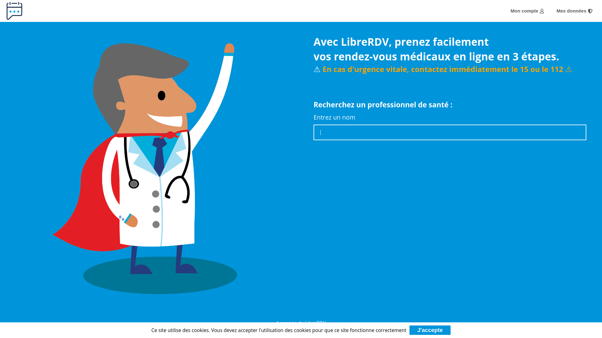 LibreRDV - Prise de rendez-vous médicaux en ligne