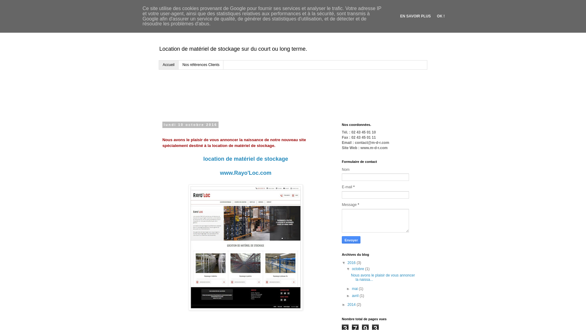 Capture d'écran de RAYO'LOC