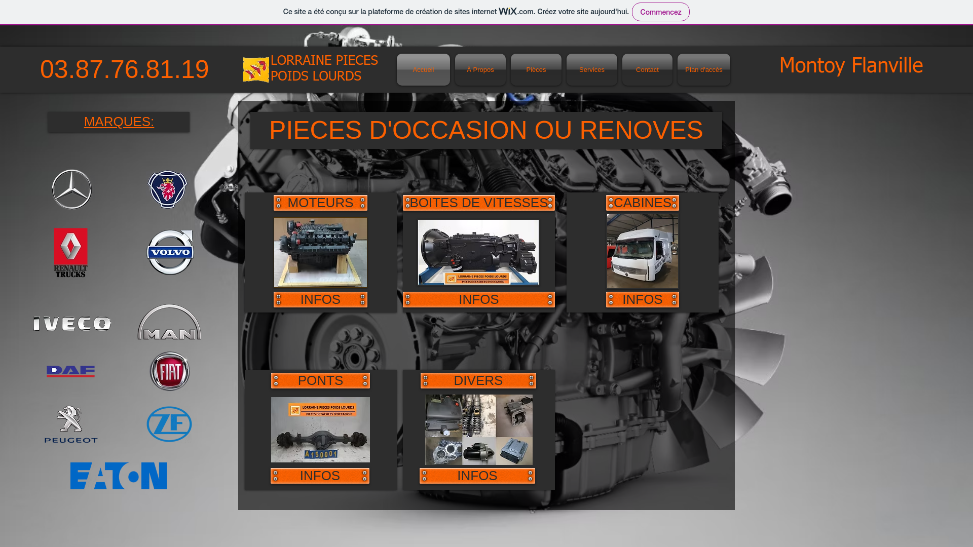 Capture d'écran de Lorraine poids lourds