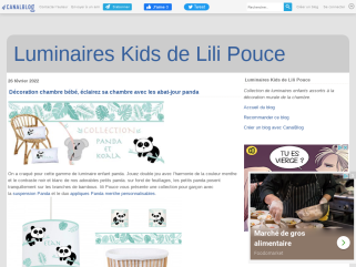Luminaires Kids de Lili Pouce