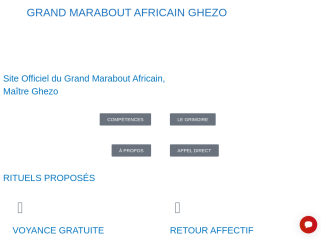 GRAND MARABOUT AFRICAIN GHEZO