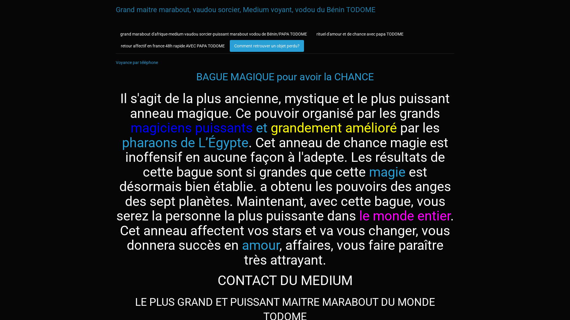 Capture d'écran de UN MARABOUT AFRICAIN AU CANADA !