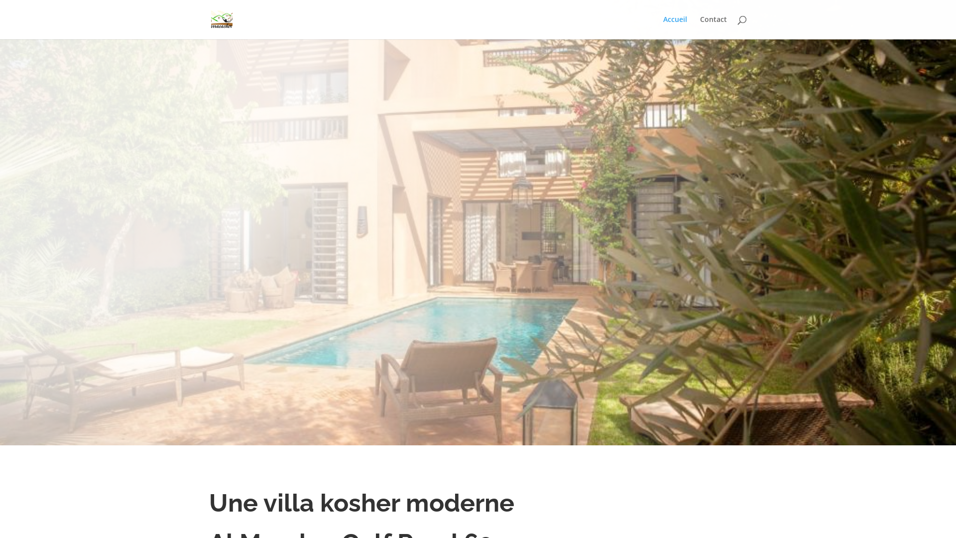 Capture d'écran de Location villa de luxe cacher a marakech, maroc .