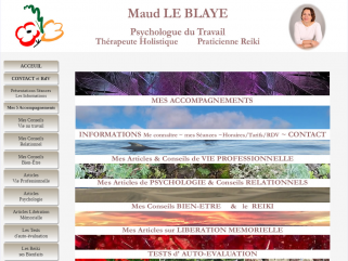 Maud Le Blaye, Psychologue du travail, Thérapeute holistique, Praticienne Reiki