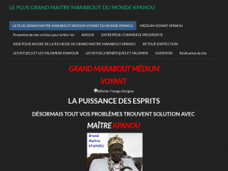 LE PLUS GRAND MAITRE MARABOUT MEDIUM VOYANT DU MONDE KPANOU