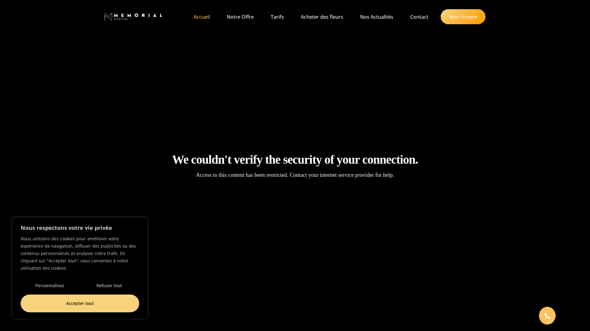 Capture d'écran de Mémorial Digital: Livre d'or numérique pour un défunt pour immortaliser les hommages et connecter les souvenirs.