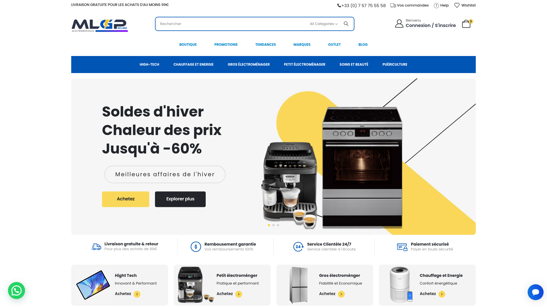 Capture d'écran de Appareils électroménagers, Equipements pour enfant et maison en général