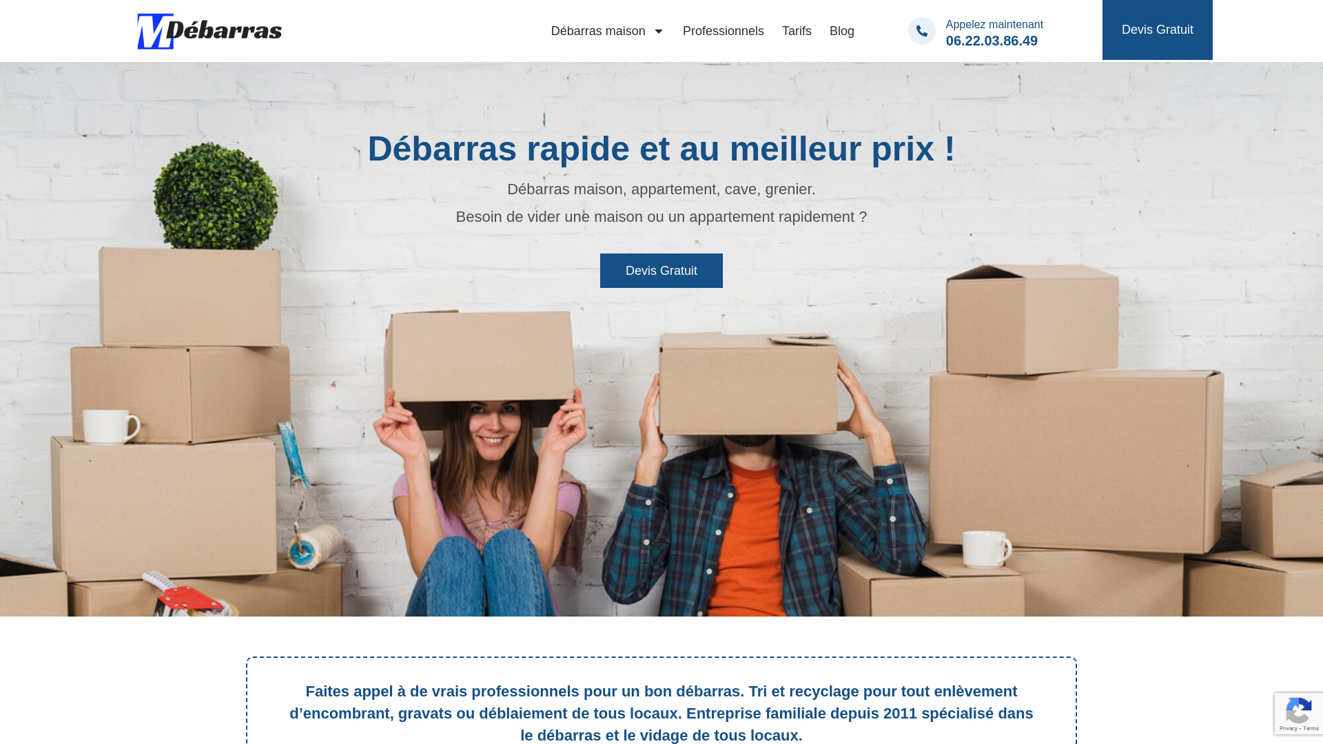 Capture d'écran de Débarras Maison au meilleur prix !