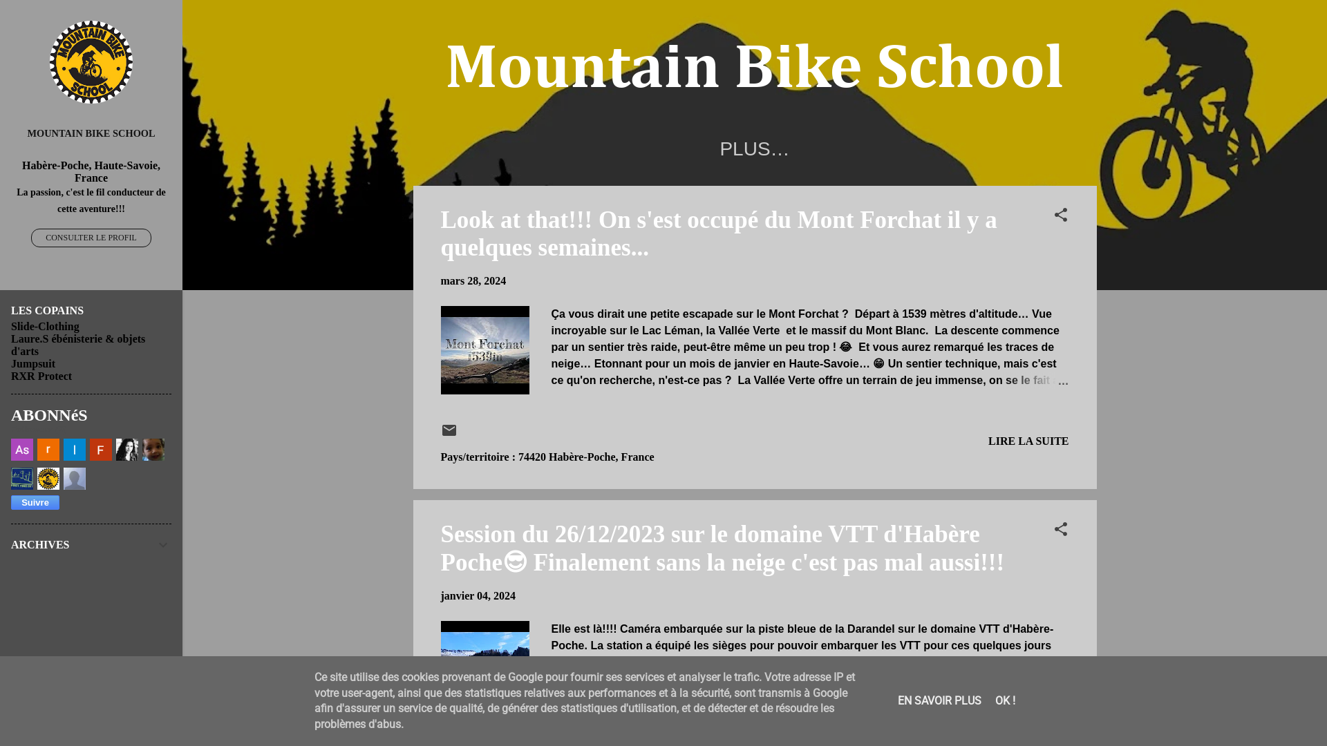 Capture d'écran de Mountain Bike School