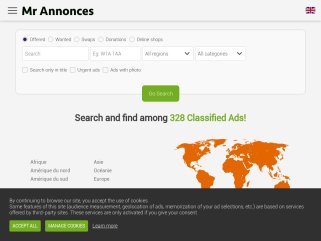 Mr Annonces | Site  de petites annonces gratuites en ligne 
