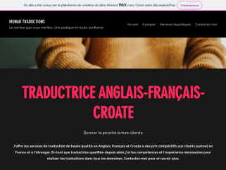 Traductrice Anglais-Français-Croate