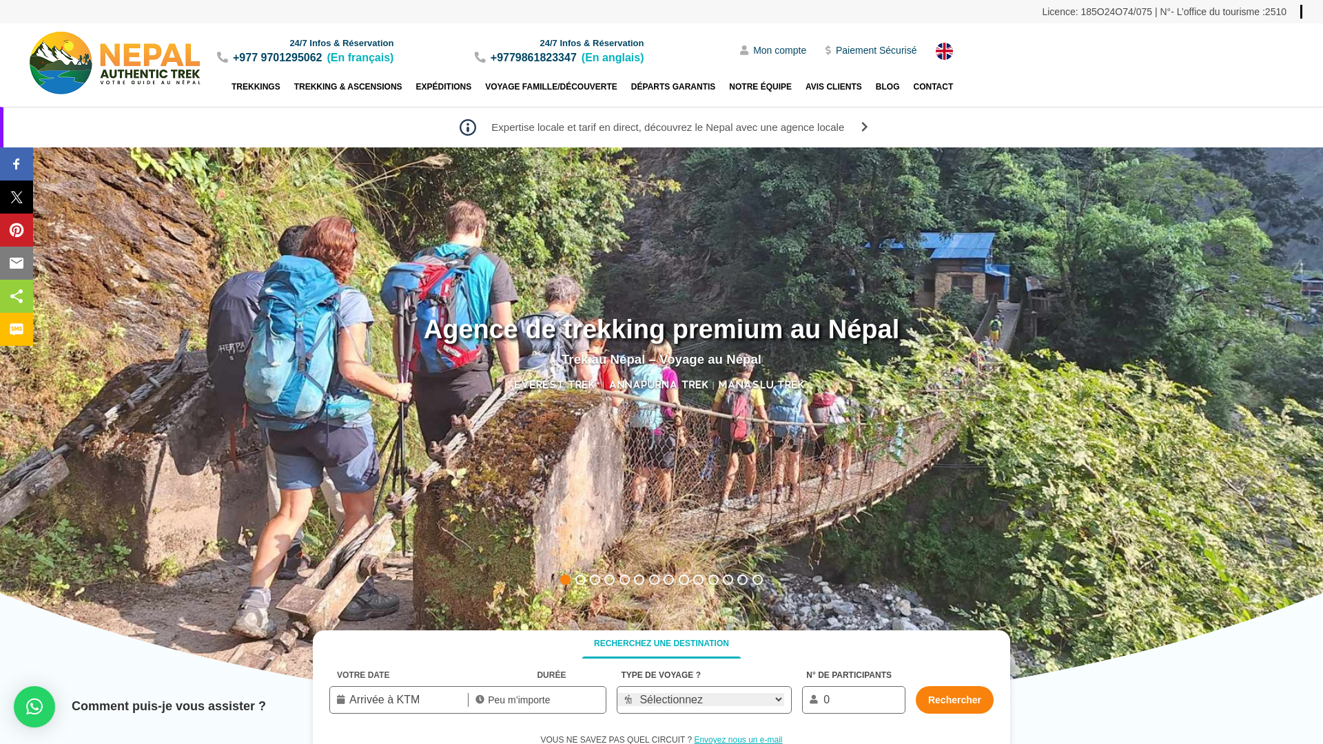 Capture d'écran de Nepal authentic trek