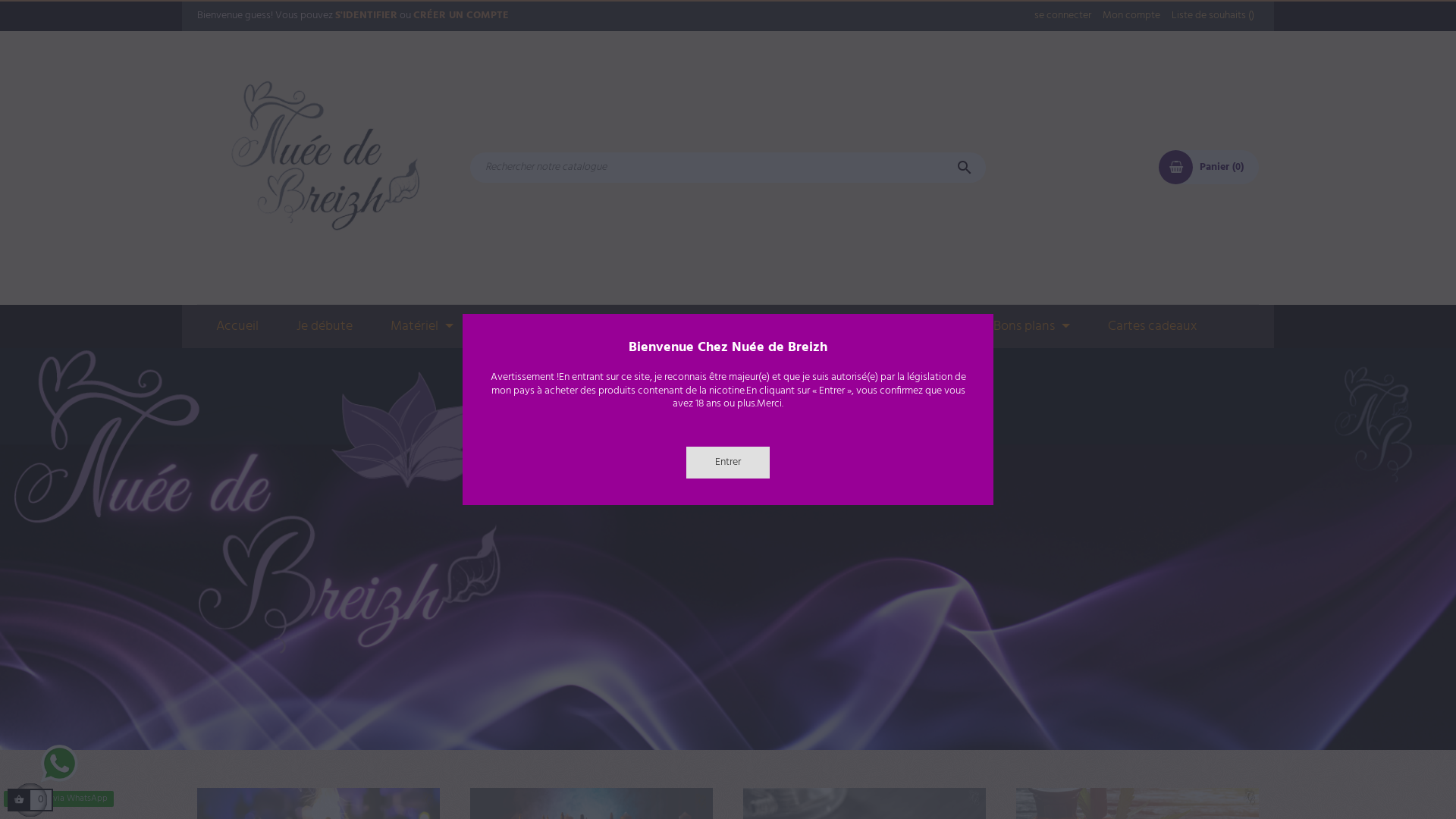 Capture d'écran de Boutique de vape, boutique de cbd, boutique de vape en ligne, cigarette electronique.Vente de matériel pour les vapoteurs.