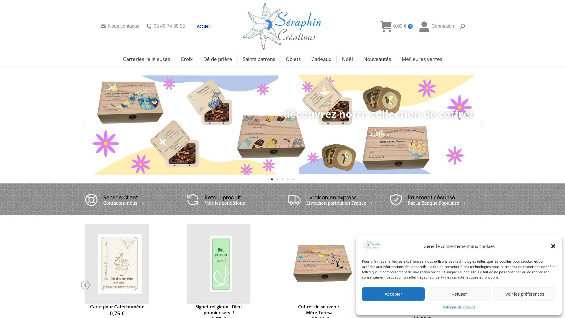 Capture d'écran de Objets cadeaux religieux