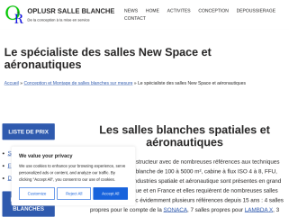 Salle spatiale