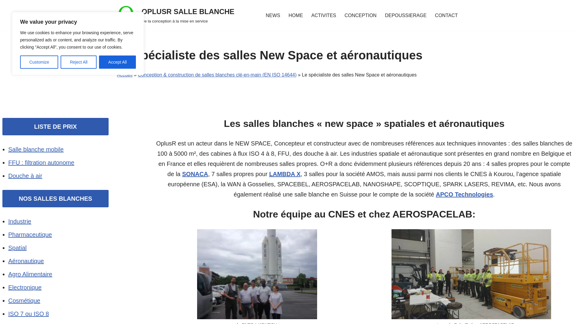 Capture d'écran de Salle spatiale