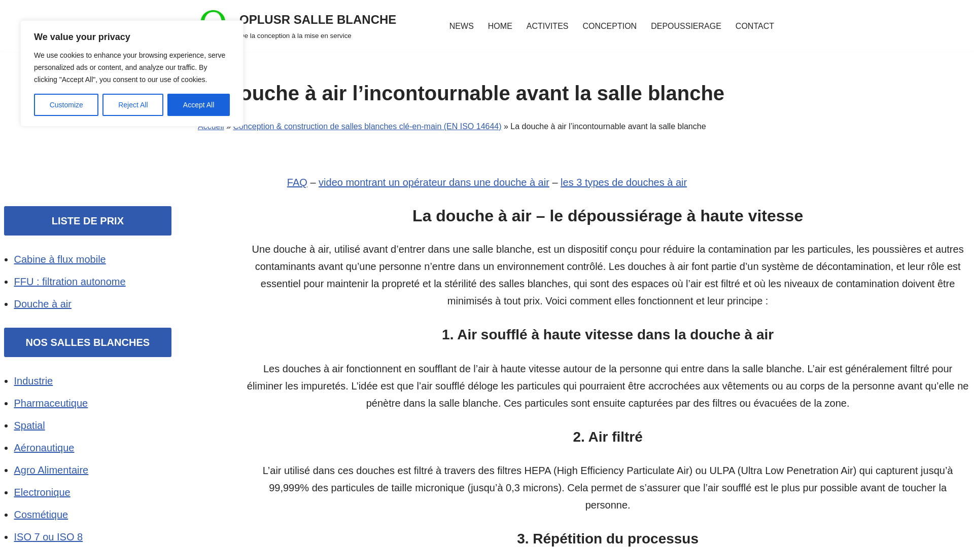 Capture d'écran de Douche à air