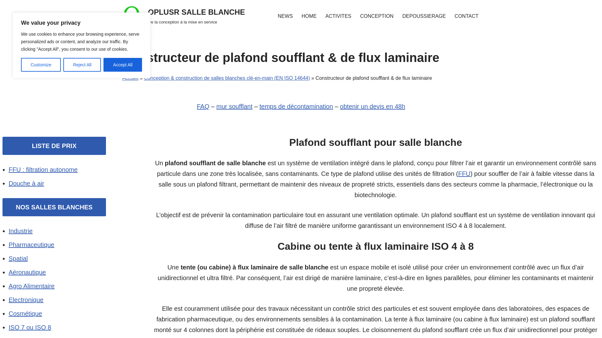 Capture d'écran de Plafond soufflant