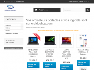 Vos ordinateurs portables et vos logiciels sont sur ordidoshop.com