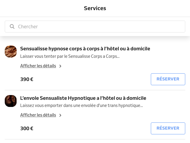 Sensualite hypnose Massage &agrave; domicile ou &agrave; l&rsquo;h&ocirc;tel