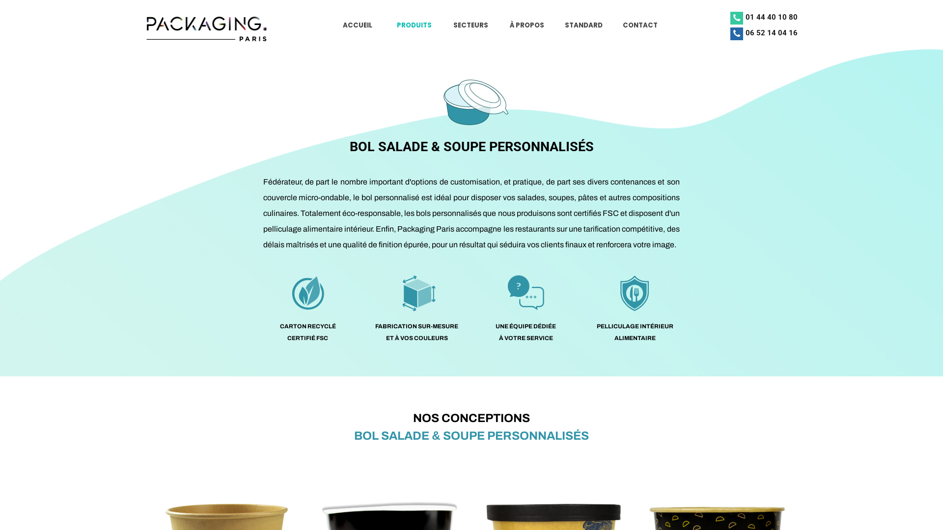 Bol Salade Personnalisé, Bol Soupe Personnalisé & Pot à Glace Personnalisé