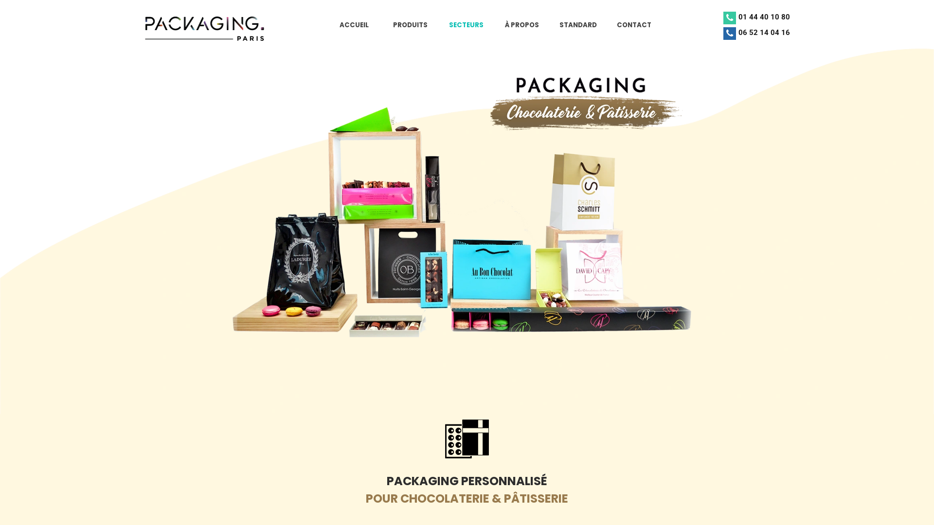 Packaging Chocolat & packaging Pâtisserie | Emballages, Boîtes & Sacs Personnalisés