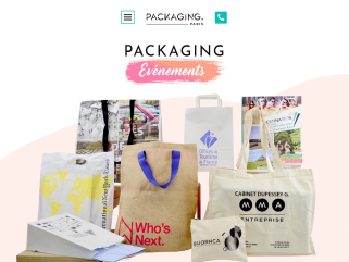 Packaging Salon et Évènement | Sac, Boîtes et Emballages Personnalisés
