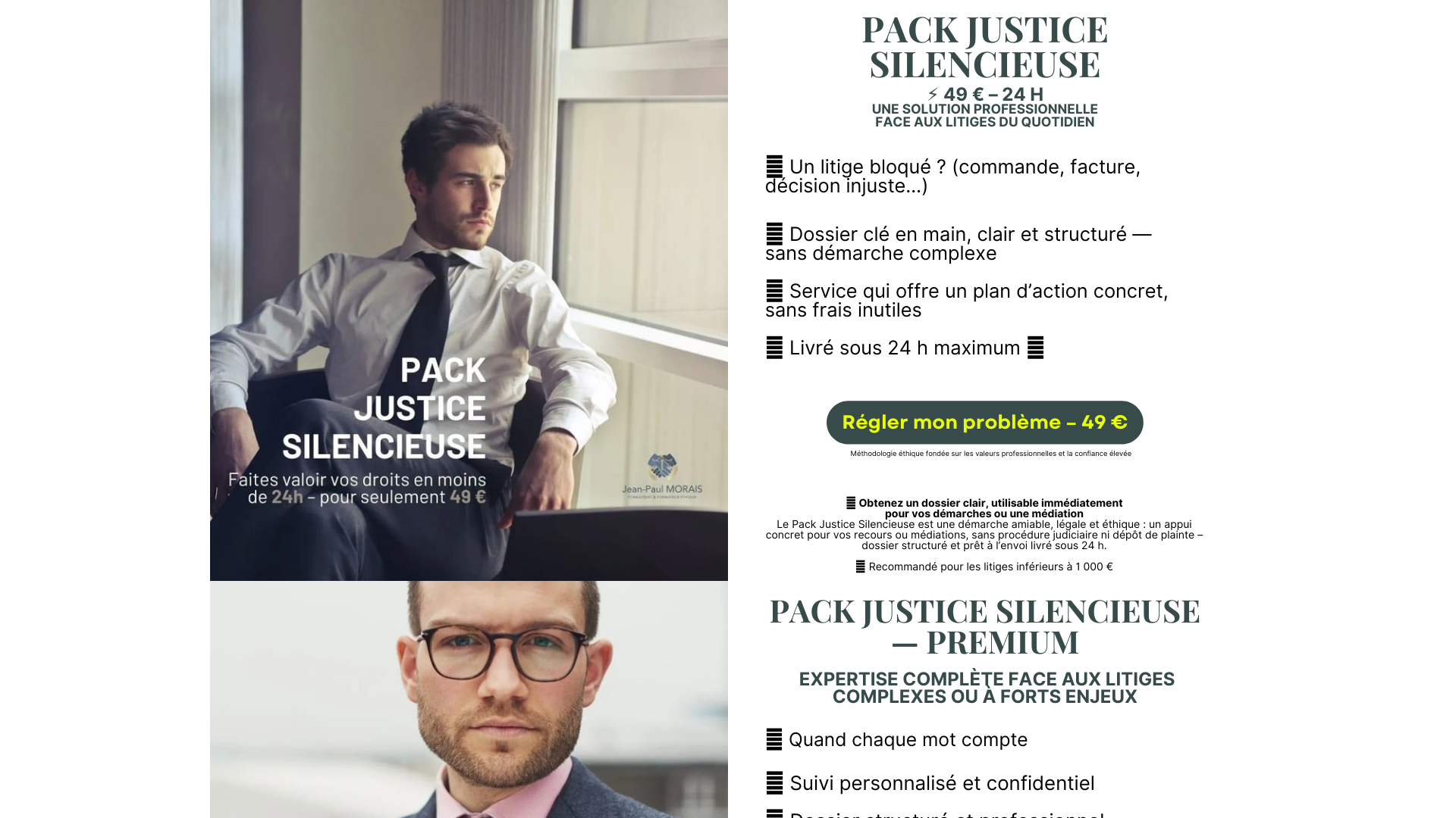 Capture d'écran de Pack Justice Silencieuse