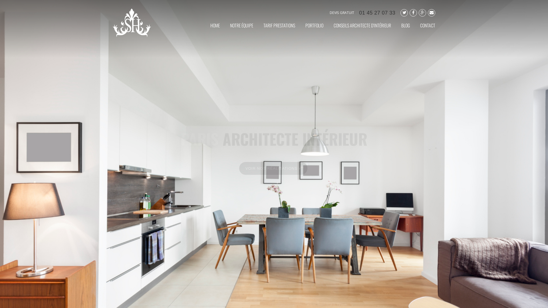 Capture d'écran de Architecte intérieur de Paris