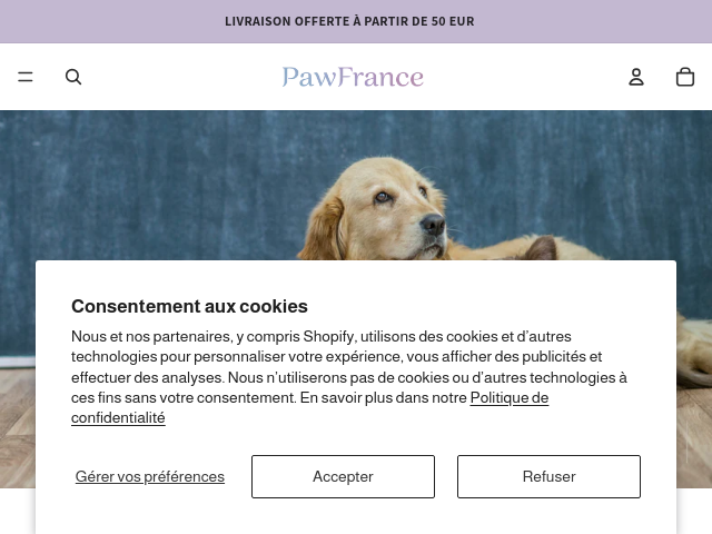 Capture d'écran de Chiens et Chats produits Animalerie