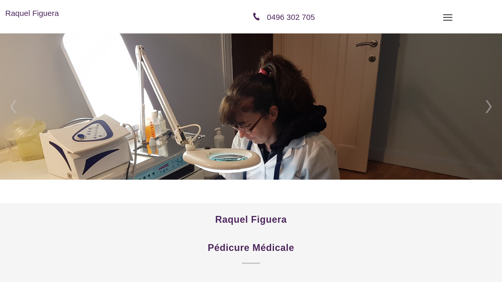 Capture d'écran de Cabinet de Pédicure Médicale situé à Forest, 1190 Bruxelles