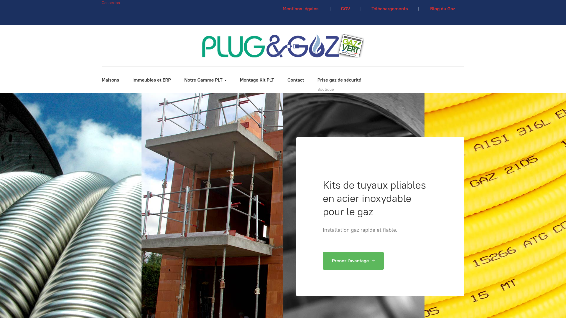 Installation Gaz Rapide : Kits PLT et Tuyaux Flexibles Inox | Plug&amp;Gaz - Plug-and-gaz