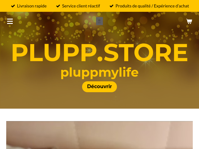 Capture d'écran de PLUPP.STORE