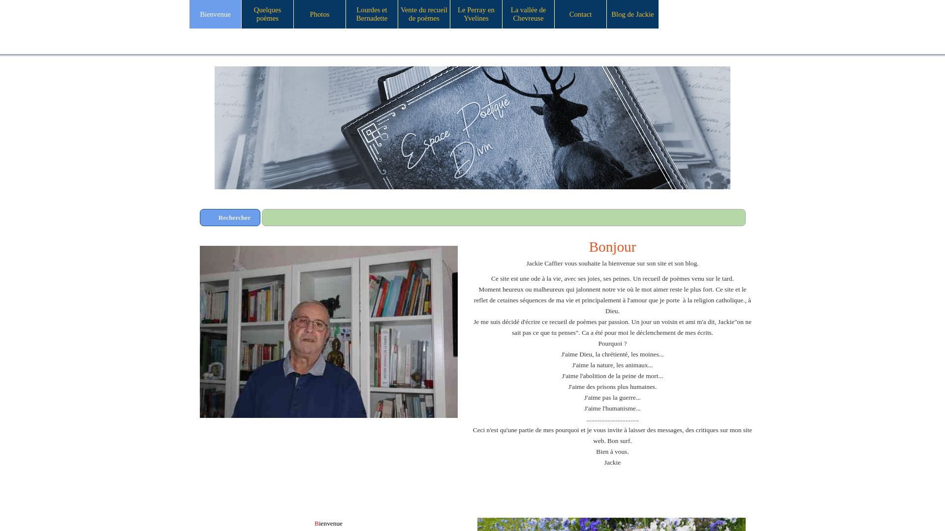 Capture d'écran de Espace poétique divin