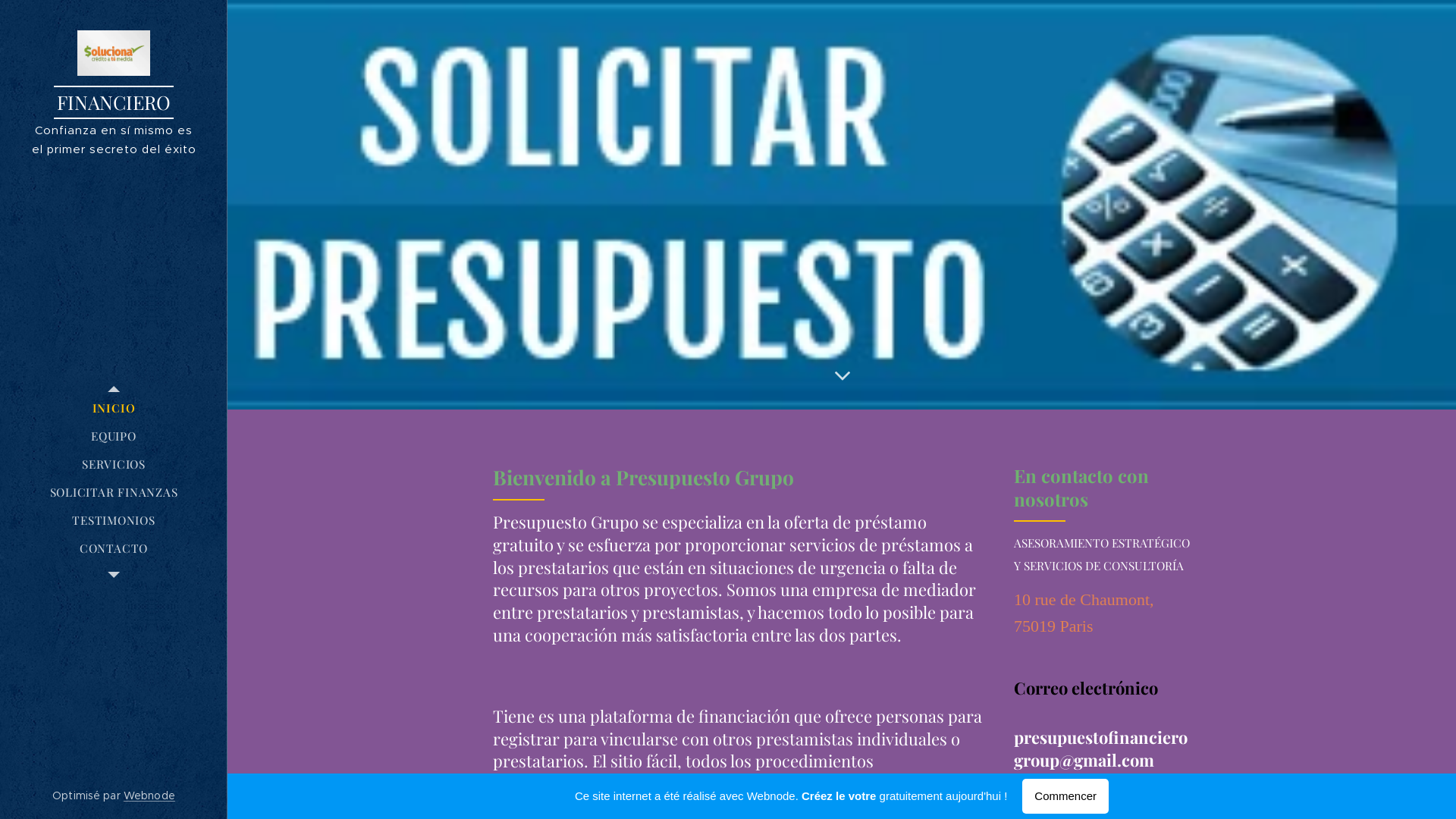 Capture d'écran de FInanciero Credito