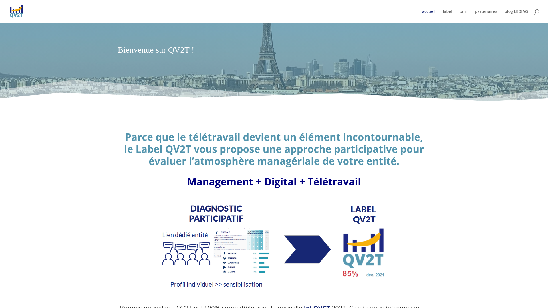 Capture d'écran de Le premier label QVT intégrant le télétravail