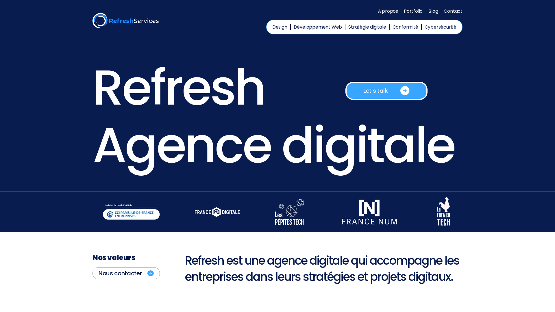 Capture d'écran de Votre Partenaire Web & RGPD
