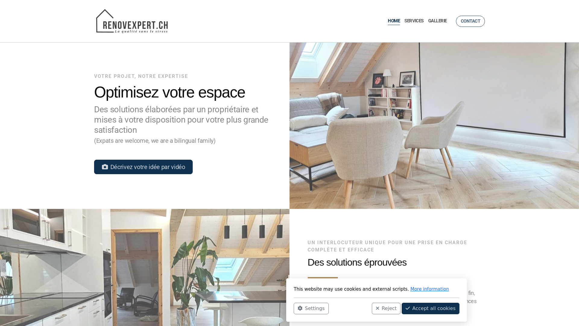 Capture d'écran de Entreprise Aménagement extérieur / Interieur
- Entreprise pose Carrelage
- Entreprise Parquet Geneve
- Entreprise Peinture 
- Entreprise Poncage parquet à Genève
- Entreprise du bâtiment